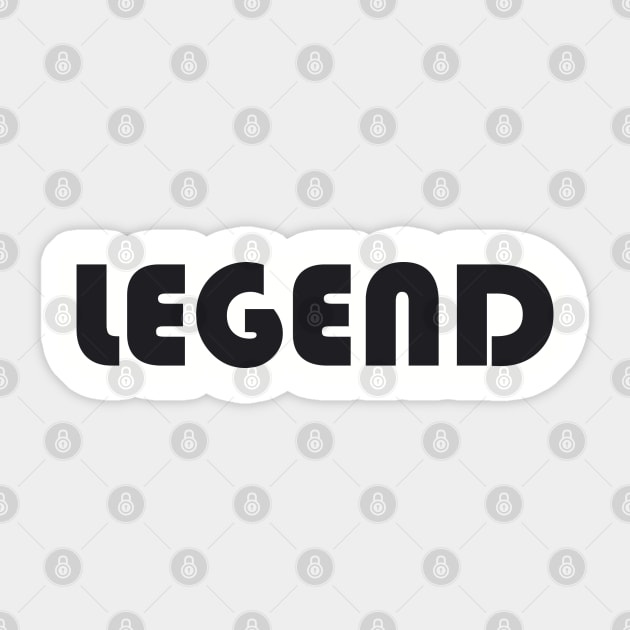 LEGEND Sticker by DESIGNSBY101